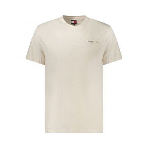 Tommy Hilfiger Beige Baumwolle Männer T-Shirt