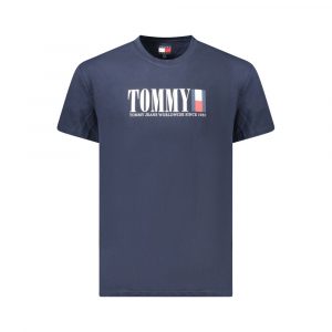 Tommy Hilfiger Blau Baumwolle Männer T-Shirt