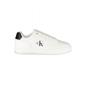 Calvin Klein Weißes Leder Damen Sneaker