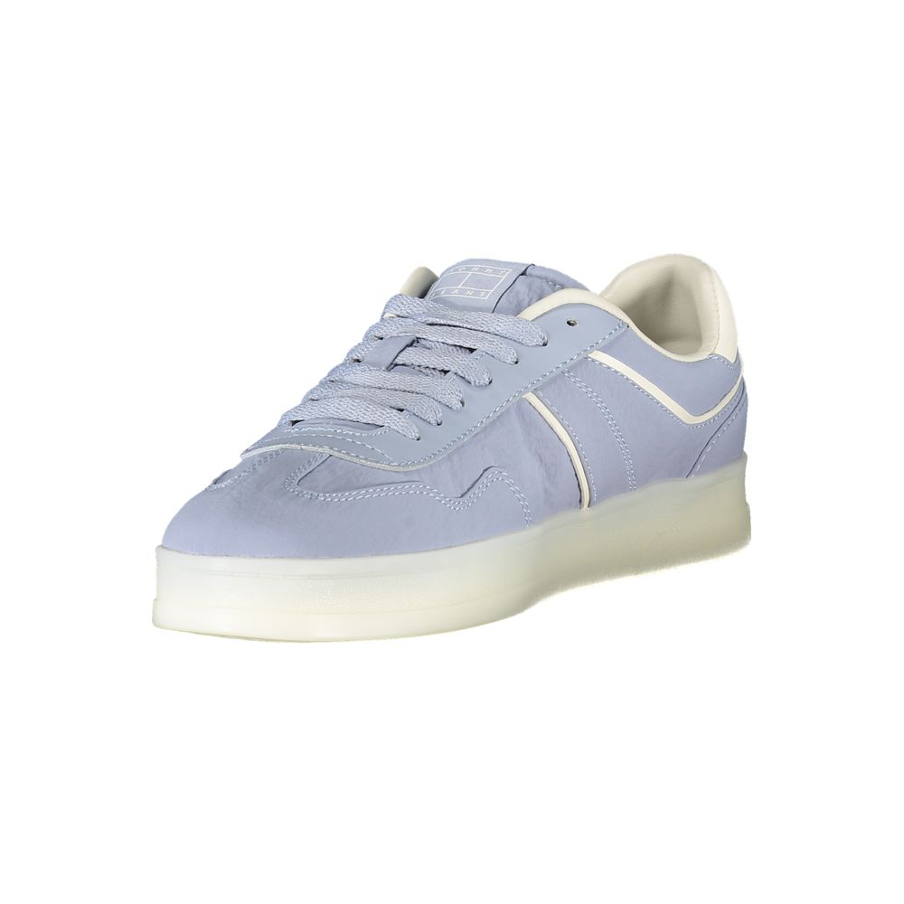 Tommy Hilfiger Blaue Leder Damen Sneaker – Bild 3