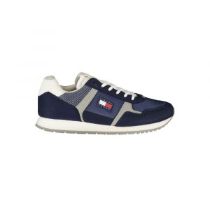 Tommy Hilfiger Blauer Polyester Herren Sneaker