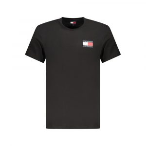 Tommy Hilfiger Schwarzes Baumwolle Männer T-Shirt