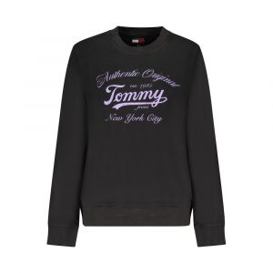 Tommy Hilfiger Schwarzer Baumwollpullover für Frauen