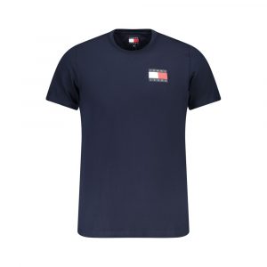 Tommy Hilfiger Blau Baumwolle Männer T-Shirt