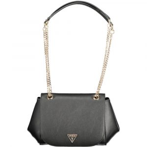 Guess Jeans Schwarze Polyethylen-Handtasche