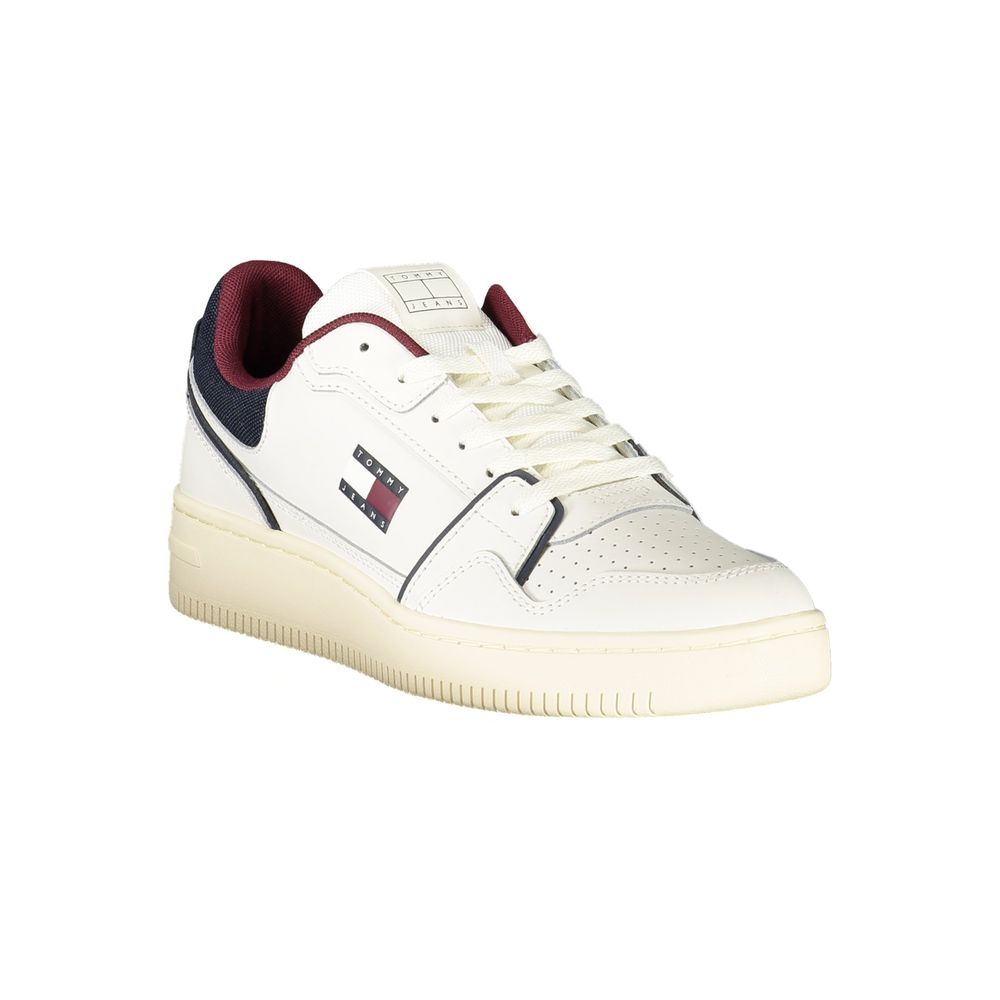 Tommy Hilfiger Weißes Leder Herren Sneaker – Bild 2