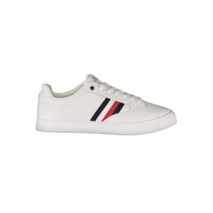 Tommy Hilfiger Weißes Leder Herren Sneaker