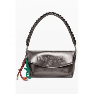 Desigual Bronze Polyethylen Frauen Handtasche