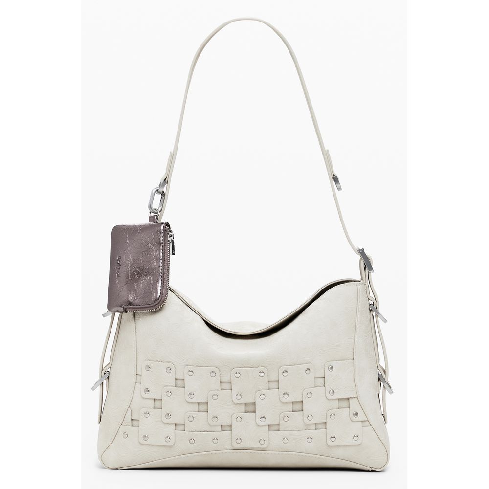 Desigual Beige Polyethylen Frauen Handtasche