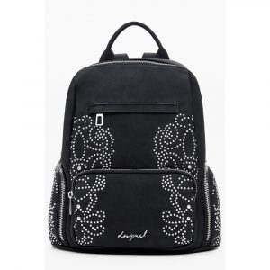 Desigual Schwarzer Polyethylen-Rucksack für Frauen