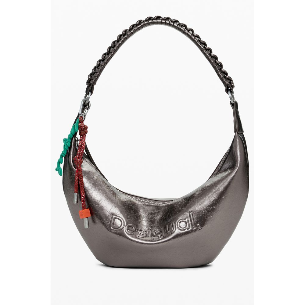 Desigual Bronze Polyethylen Frauen Handtasche