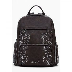 Desigual Brauner Polyethylen-Rucksack für Frauen