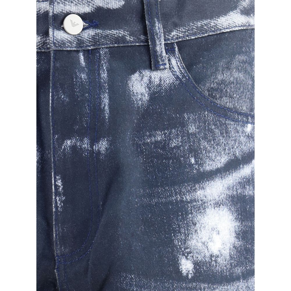 Emporio Armani Bunte Baumwoll-Freizeithose – Bild 3