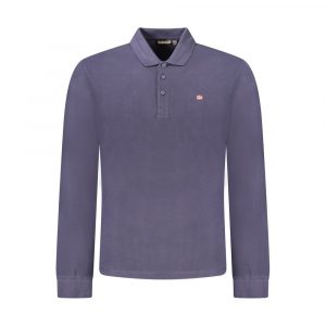 Napapijri Blaues Baumwoll-Poloshirt für Männer