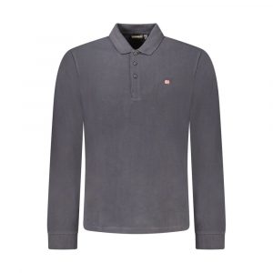 Napapijri Schwarzes Baumwoll-Poloshirt für Männer