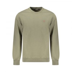 Napapijri Grüner Baumwollpullover für Männer