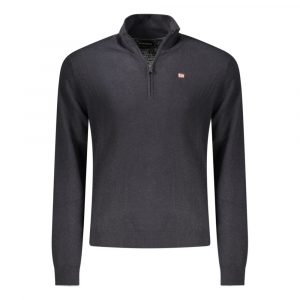 Napapijri Schwarzer Pullover aus Wolle für Männer