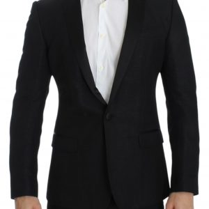 Dolce & Gabbana Schmaler schwarzer Wollblazer von MARTINI