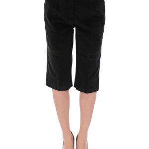 Dolce & Gabbana Schwarze Baumwollshorts Hose