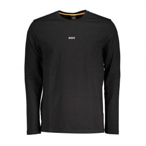 Hugo Boss Baumwoll-T-Shirt in Schwarz